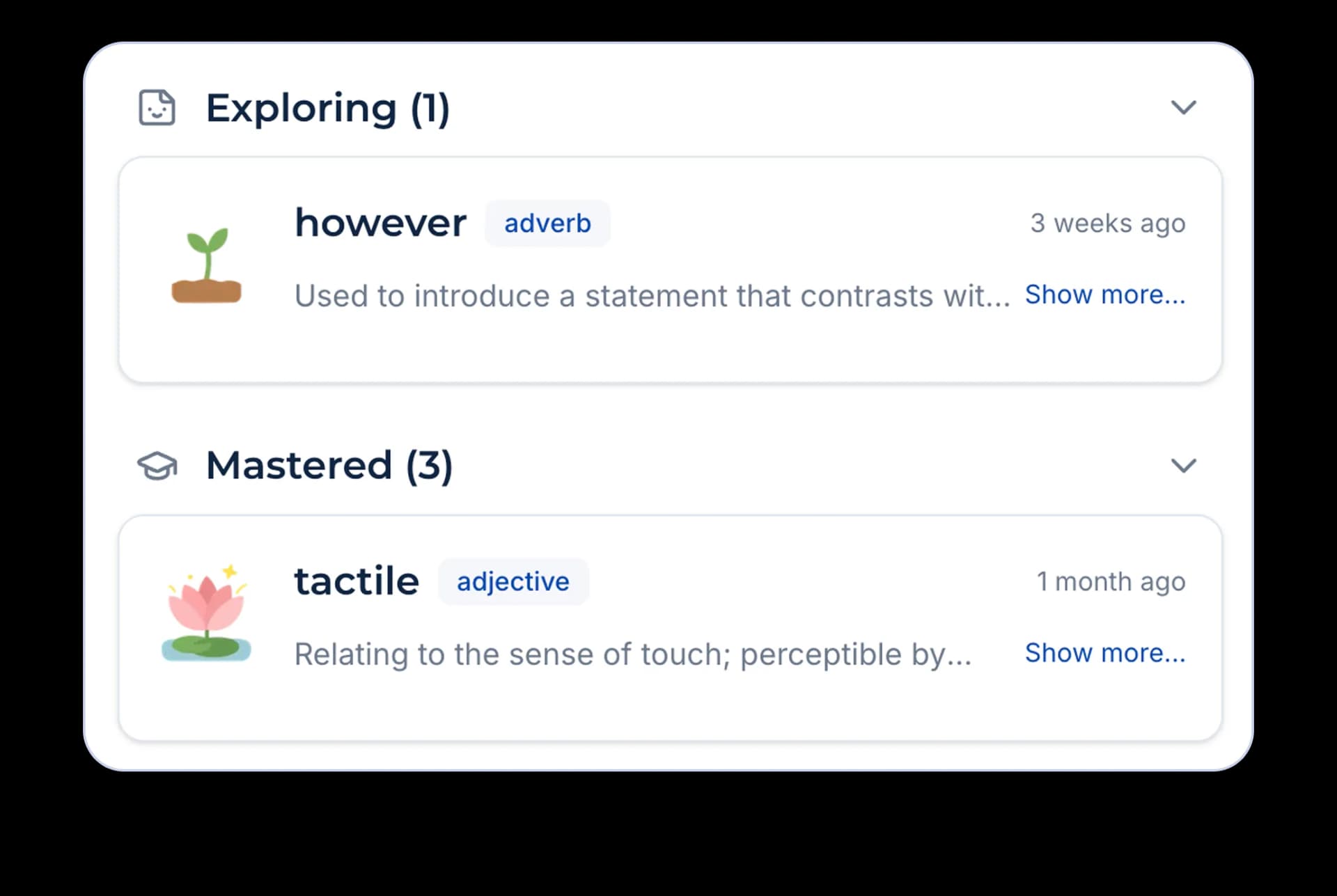 Học từ vựng tích hợp AI